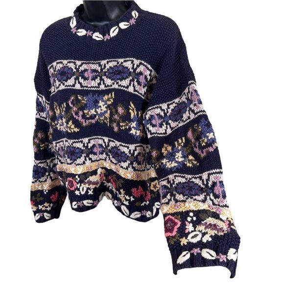 Vintage Hand Knit Jennifer Reed Grannycore Sweater - Picture 4 of 14